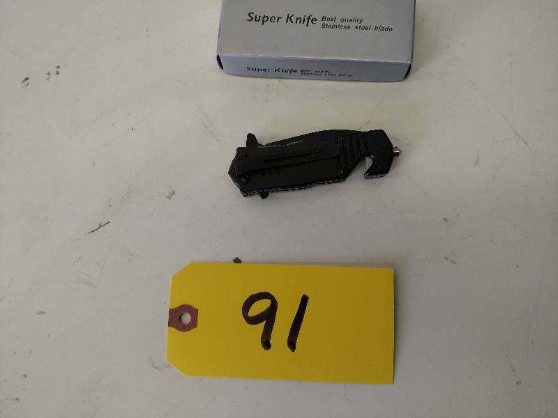 lot 91 image: Super Knife TF-554SF Lock Blade Res...