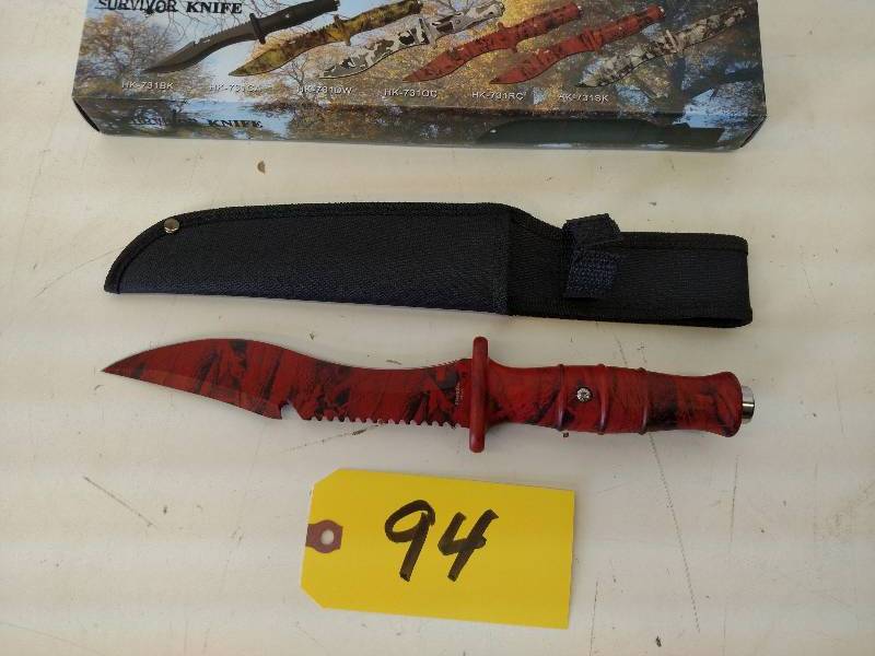 lot 94 image: Survivor HK-731RC Hunting Knife...