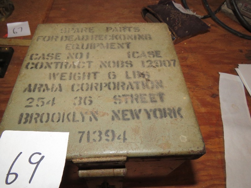 WWII Vintage military Metal box