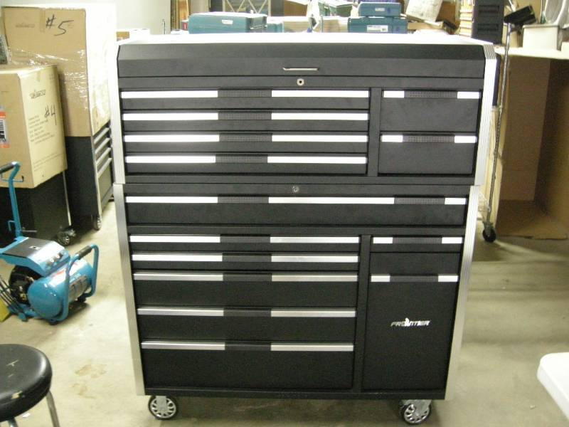 lot 7 image: Frontier Professional Series 56 Tool Cabinet Combination