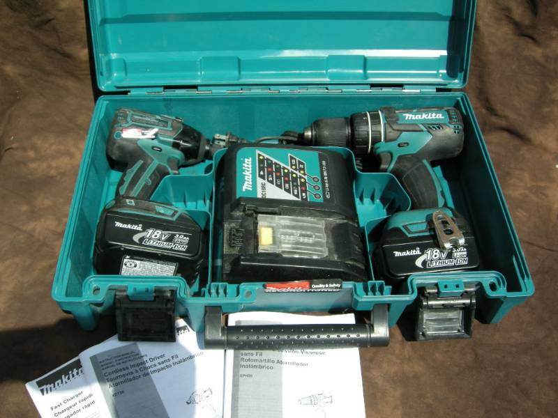 lot 10 image: Makita 18v DriverDrill Combo Pack