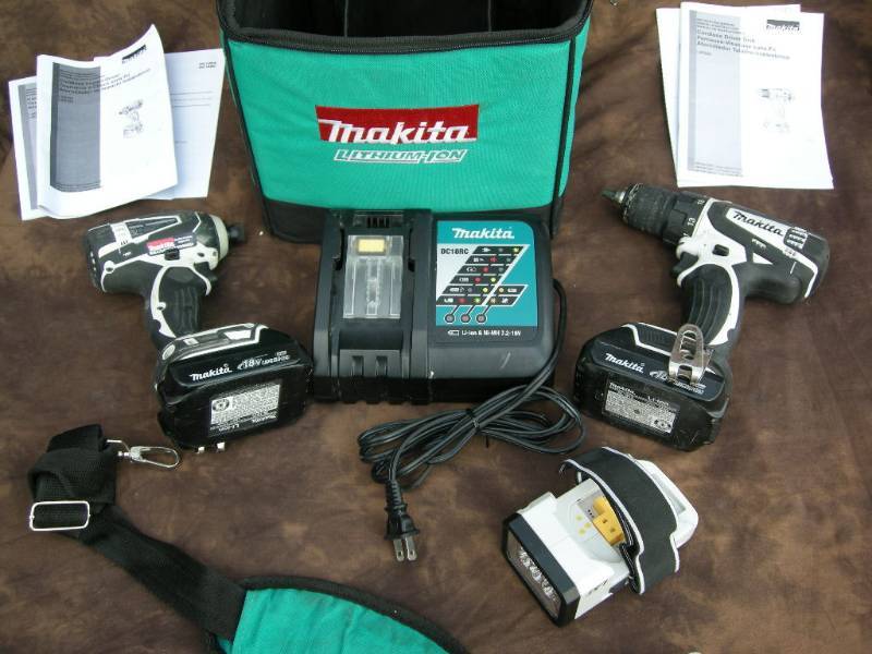 lot 28 image: Makita 18V Cordless Combo Kit