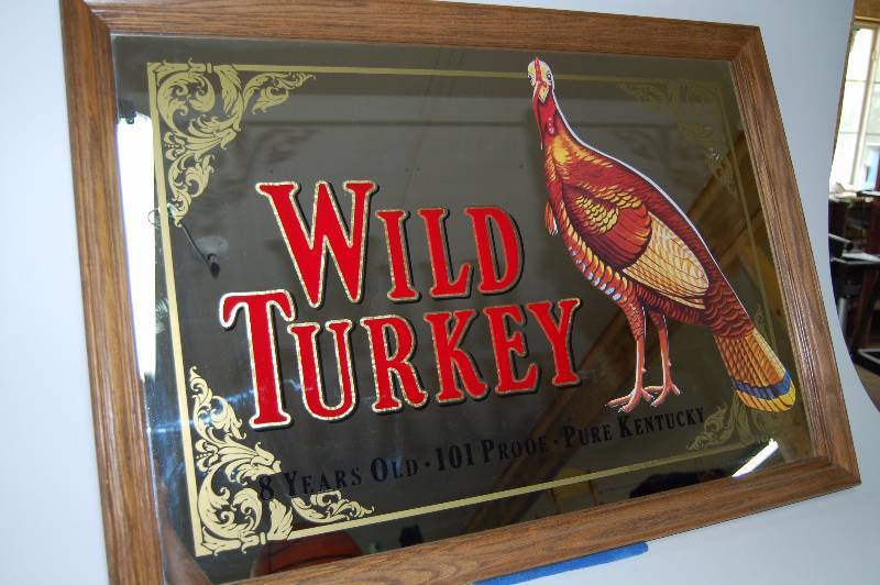 lot 28 image: Alcohol Advertisement Mirror