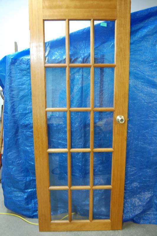 lot 139 image: Glass Paneled Door