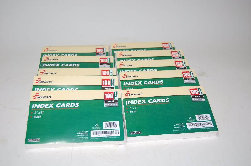 lot 181 image: Index Cards