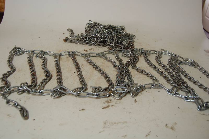 lot 247 image: Snow Chains for a Lawn Tractor