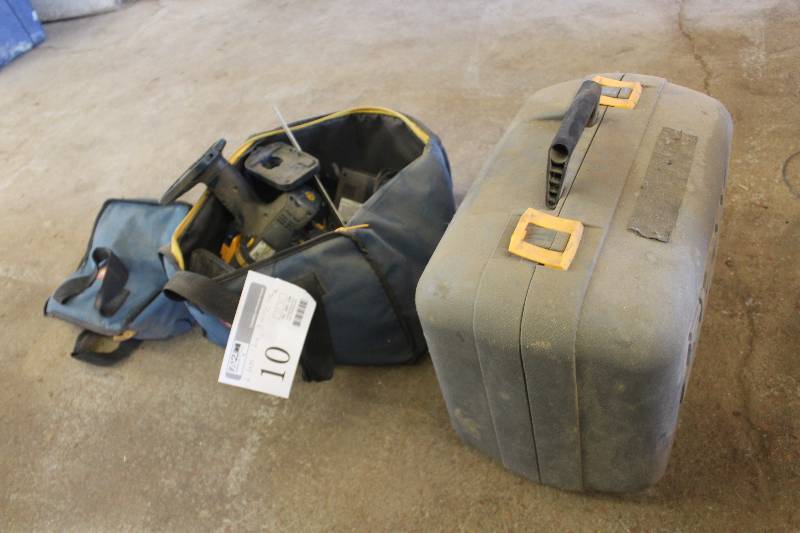 Lot of Ryobi Power Tools Including 2) Bags AND 1) Box AND 3) Drills AND 1 Charger