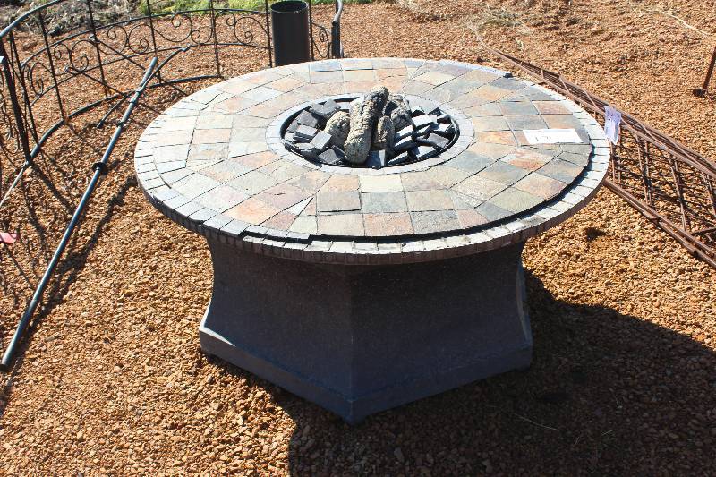 Round Propane Firepit Table