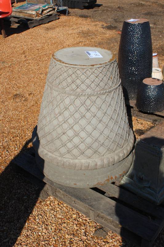Lot of (2) Decorative Plant Pots