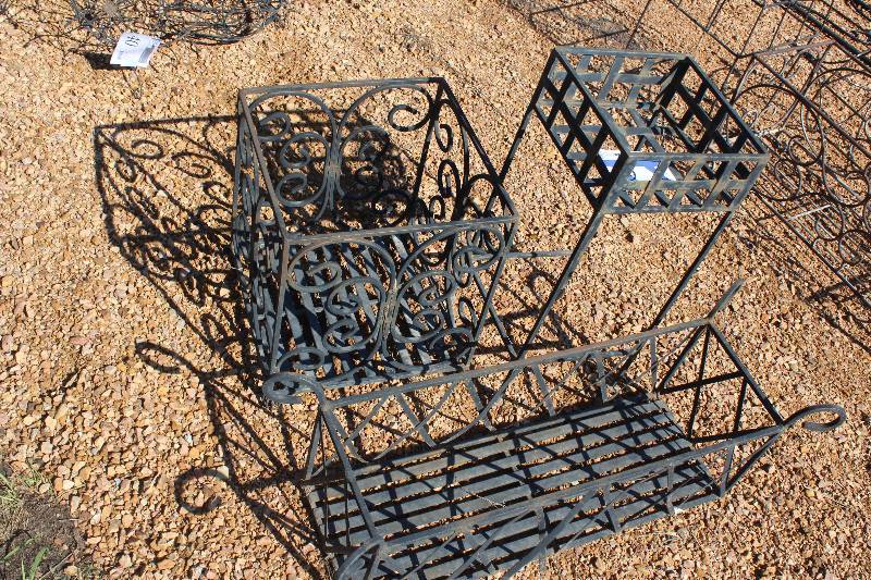Lot of (3) Wire Yard Decorations