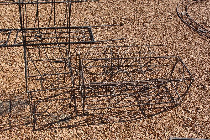 Lot of (3) Wire Yard Decorations