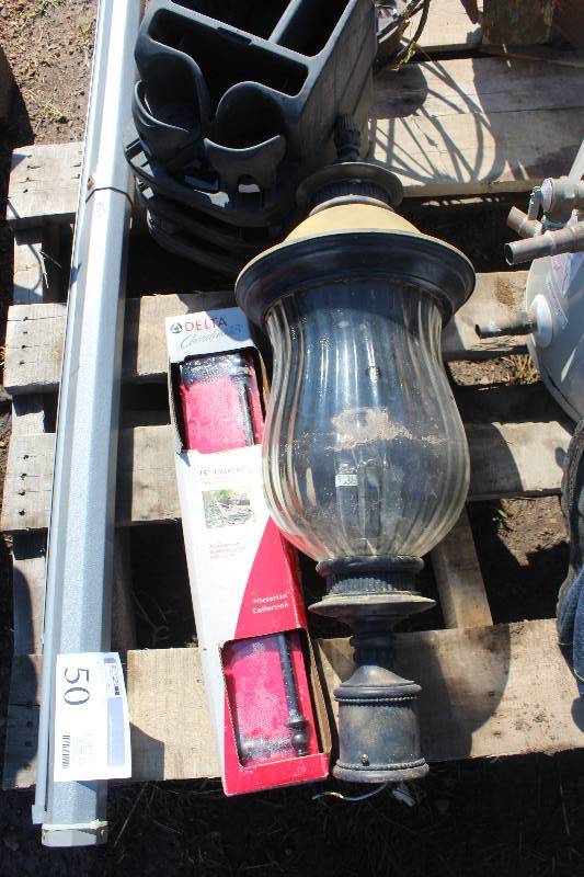 Pallet Lot Including Coach Light, Towel Bar, And More