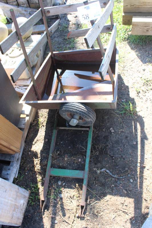 Stake Side Pull Trailer w Spare