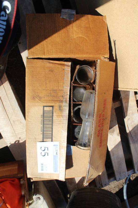 Box Lot of Glass Vases
