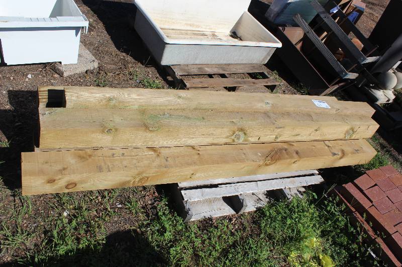Lot of (6) Wood 4x4 Posts