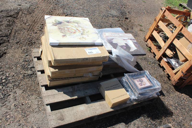 Pallet Lot of Framed & Canvas Decorative Wall Art