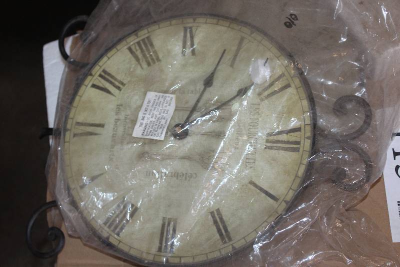 Lot of (8) Roman Numeral Wall Clock