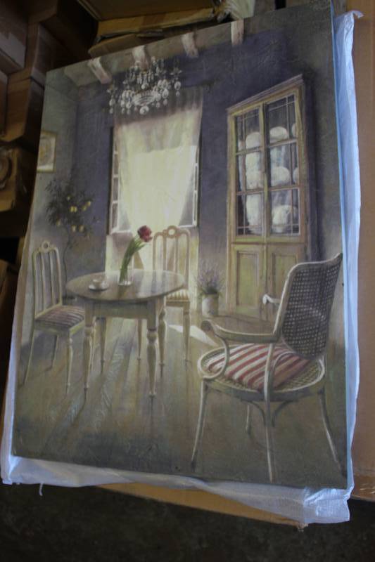 Lot of (3) Canvas Wall Art