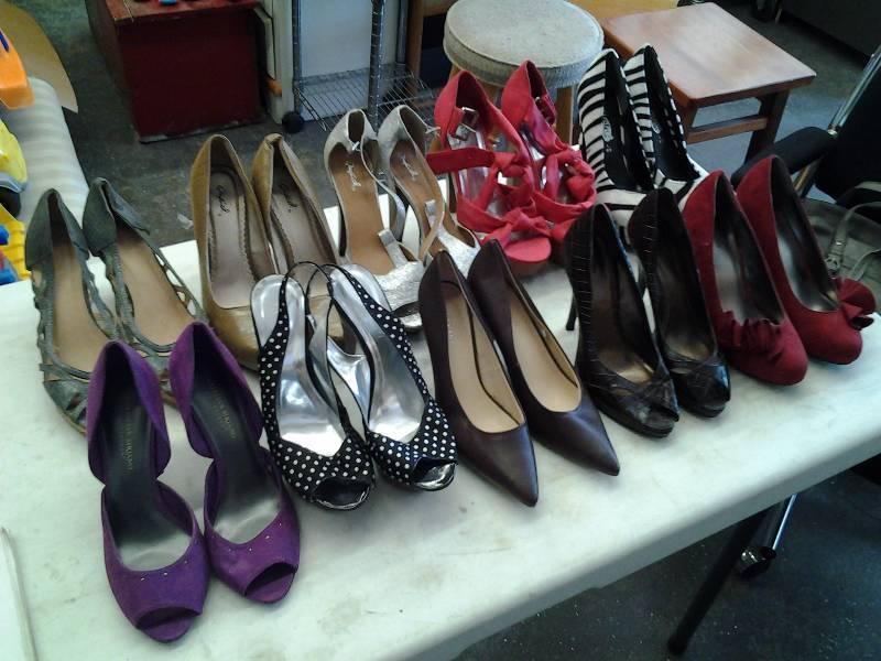 10-Pair High Heel Shoes (Size 9)