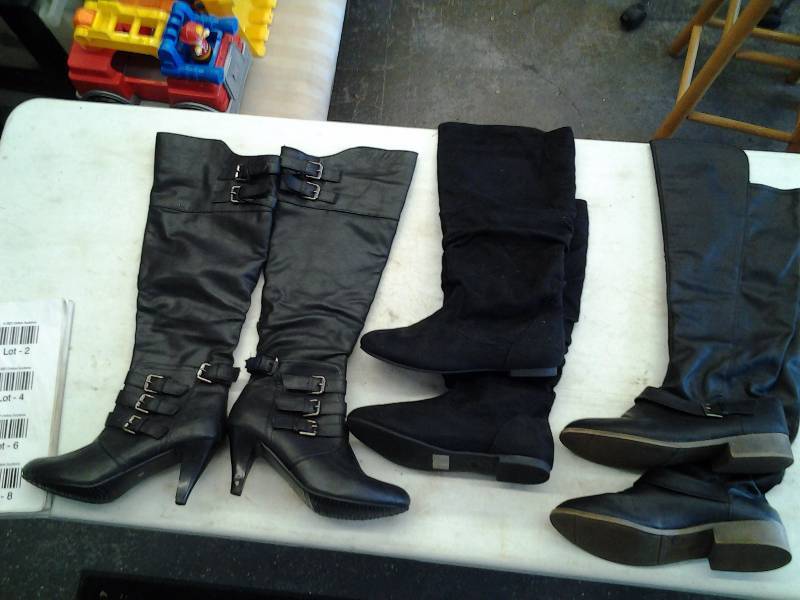3-Pair Boots (Size 8-12 & 9)