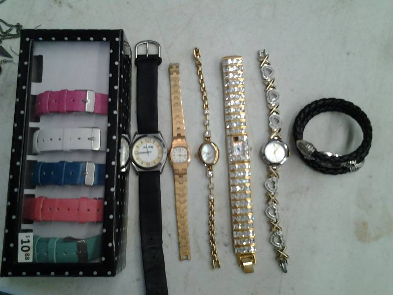 Assortment Of Watches & Watch Bands