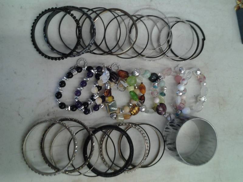 Variety Of Bracelets, Bangles & Stretch Style