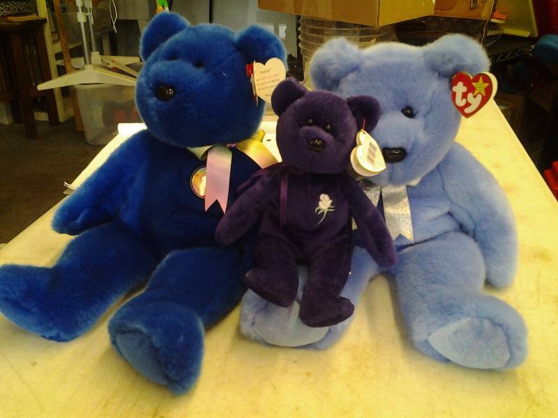 Ty Beanie Baby (Princess), Clubby & Clubby II Bears