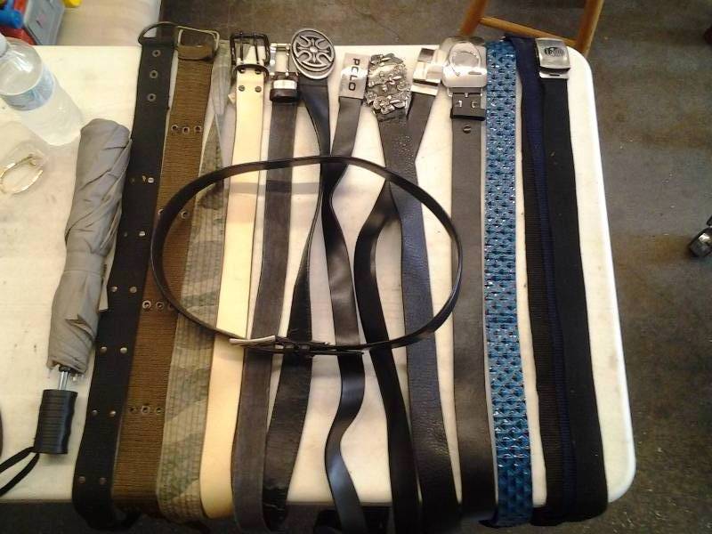 Lot Of Assorted Mens Belts (Many Size 34Medium & Others)