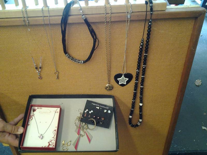 Assorted Necklaces & Pierced Earrings