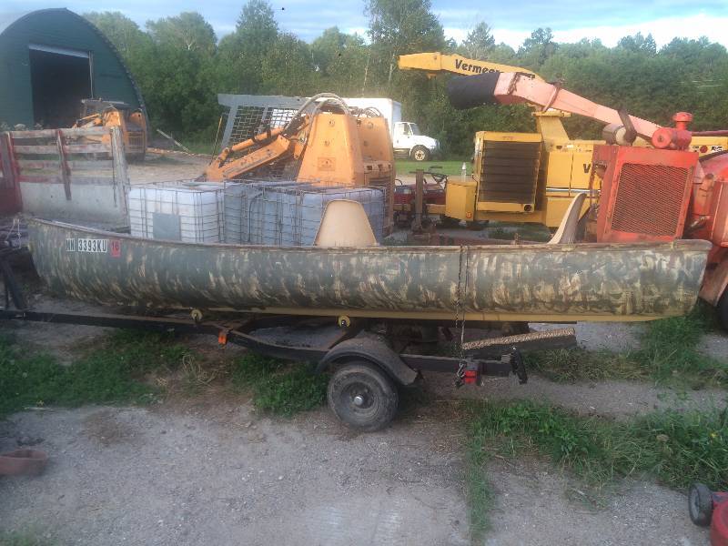 Canoe & Trailer