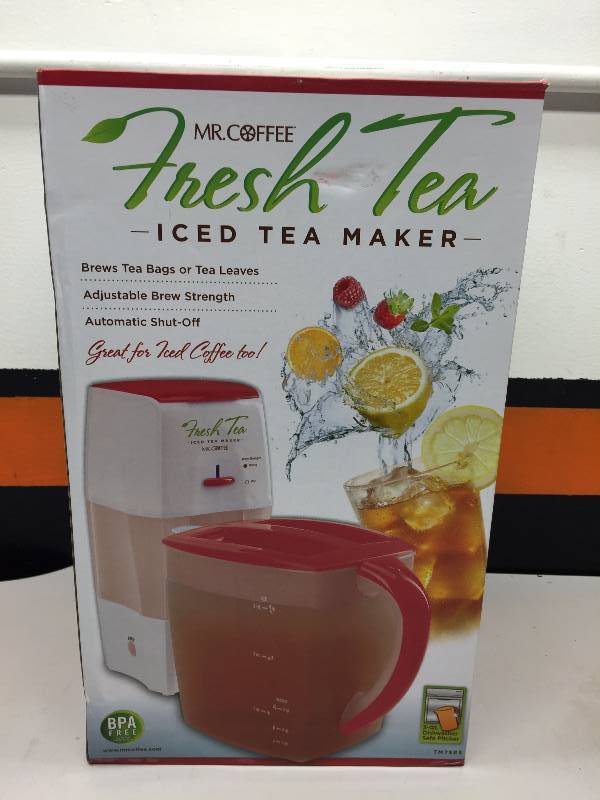 lot 4 image: MR. COFFEE, FRESH TEA, ICED TEA MAKER