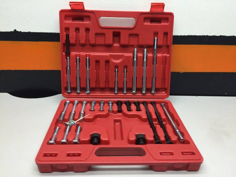 lot 9 image: GRIP HARMONIC BALANCE PULLER KIT, LUBRIMATIC MINI GREASE GUN