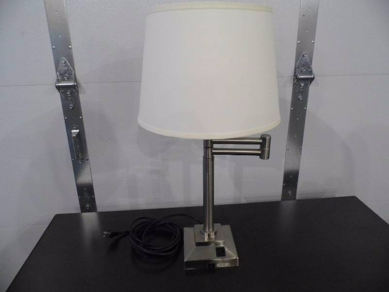 Silver Table Lamp