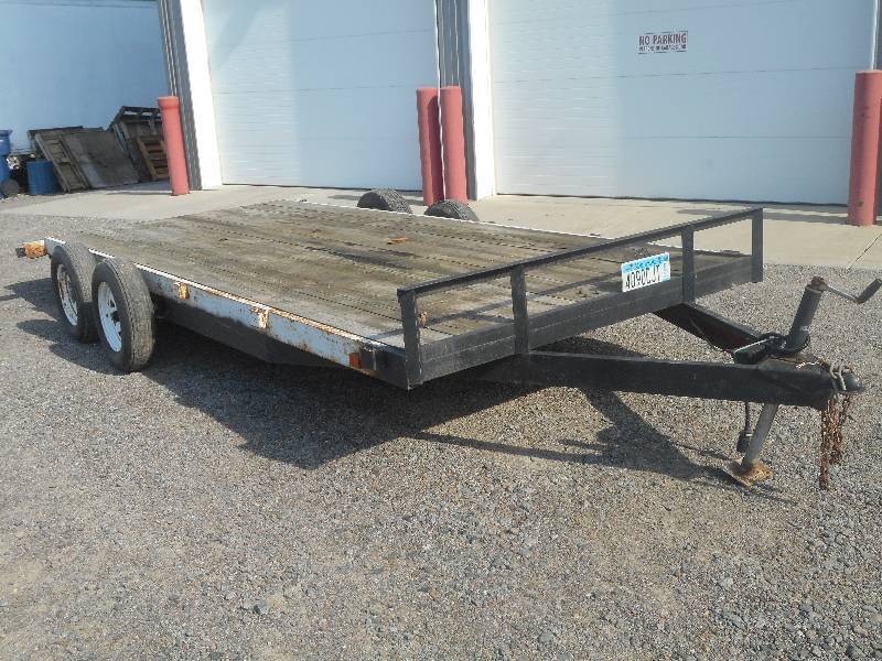 2000 H&H 16ft Tandem Axle Trailer, ...