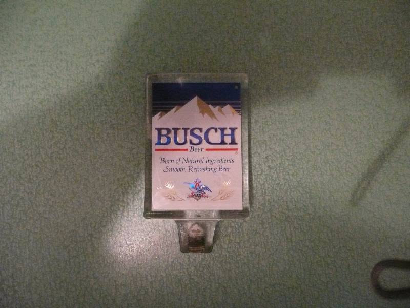 lot 23 image: BUSCH BEER TAP HANDLE