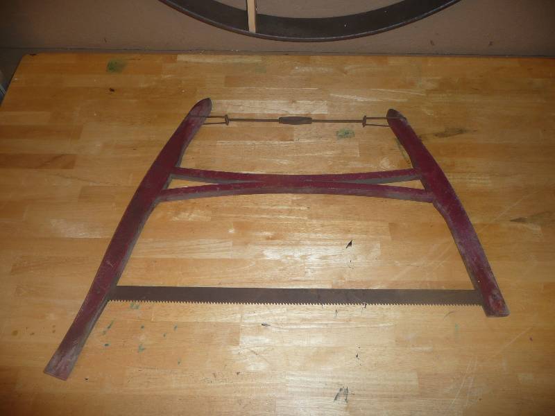lot 44 image: Antique Bow Saw wood - woodworking - nice condition