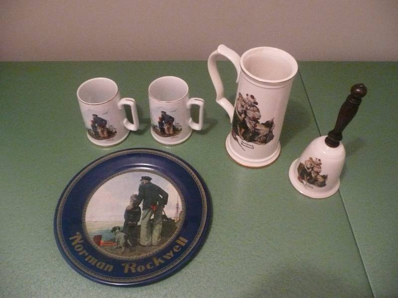 lot 10 image: Vintage Norman Rockwell Lot From 1980 & 1985 - Very Good Condition