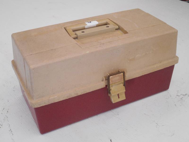 lot 44 image: Plano Plastic Tackle Box ...