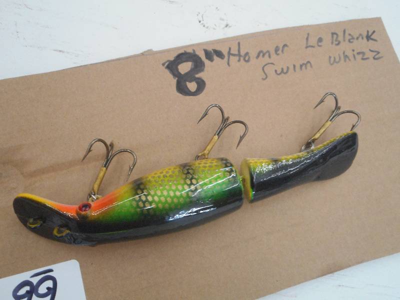 lot 66 image: (1) Homer LeBlank Swim Whizz Lure ...