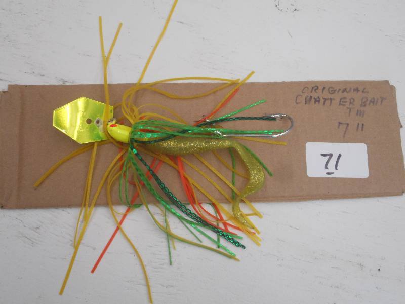 lot 71 image: (1) 7 Original Chatterbait Lure ...