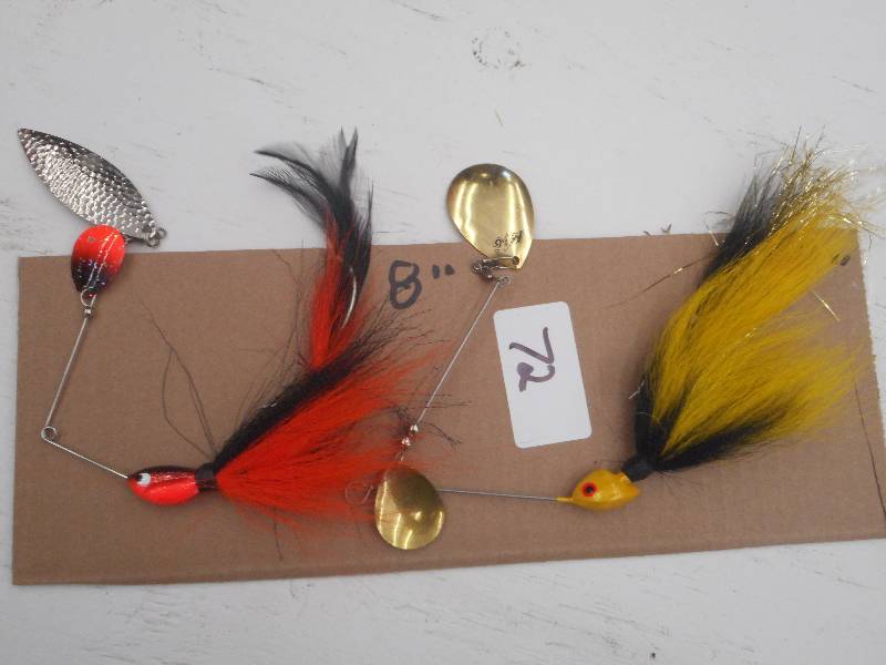 lot 72 image: (1) 8 Muskie Spinner Lure ...