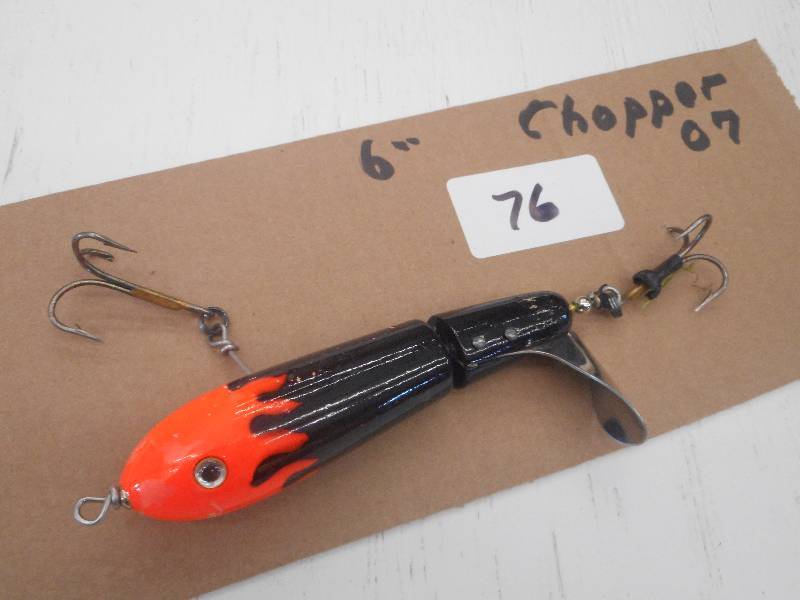 lot 76 image: (1) 6 Choper-07 Muskie Lure ...