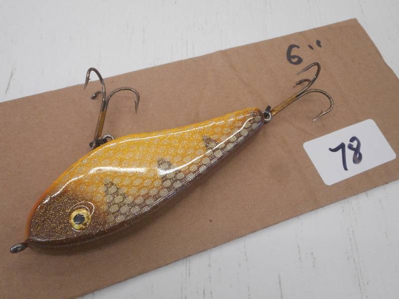 lot 78 image: (1) 6 Muskie Lure ...