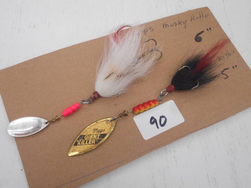 lot 90 image: (1) 6 Mepps Muskie Killer & (1) 5...