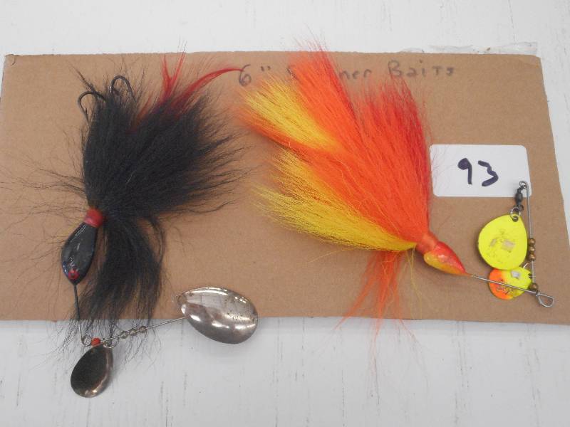 lot 93 image: (2) 6 Spinner Bait Lures ...