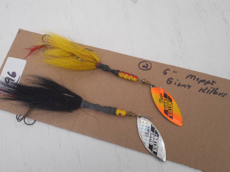 lot 96 image: (2) 6 Mepps Giant Killer Spinner L...