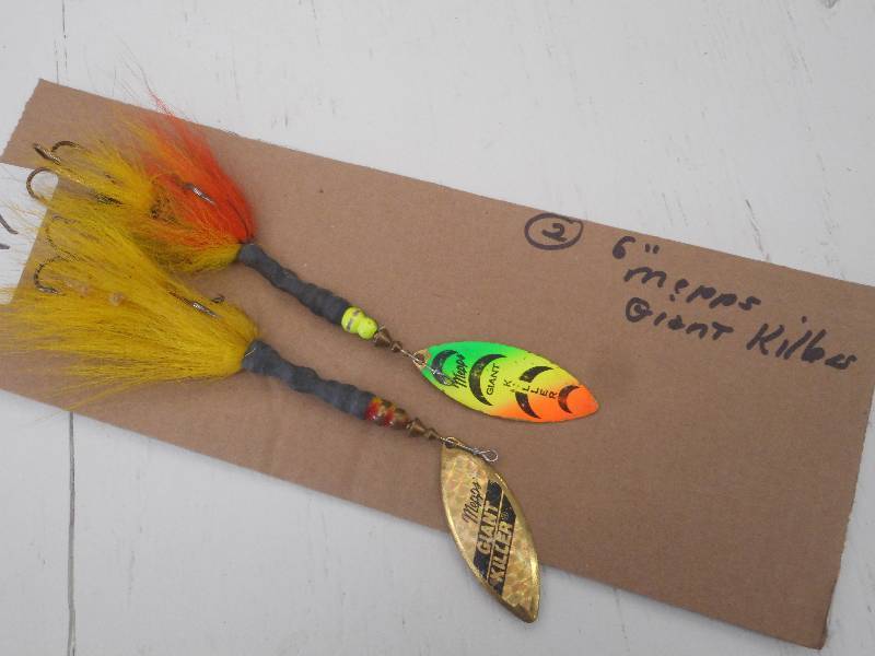 lot 97 image: (2) 6 Mepps Giant Killer Spinner L...