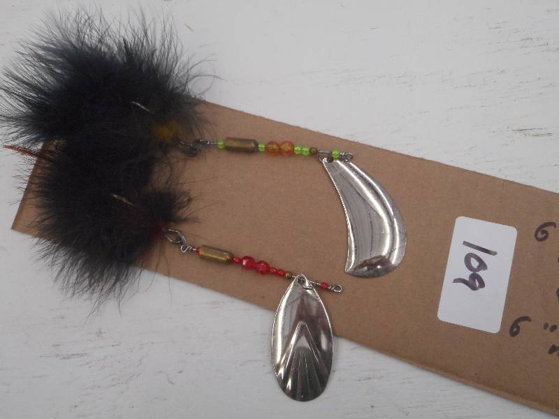 lot 109 image: (2) 6 Spinner Lures ...