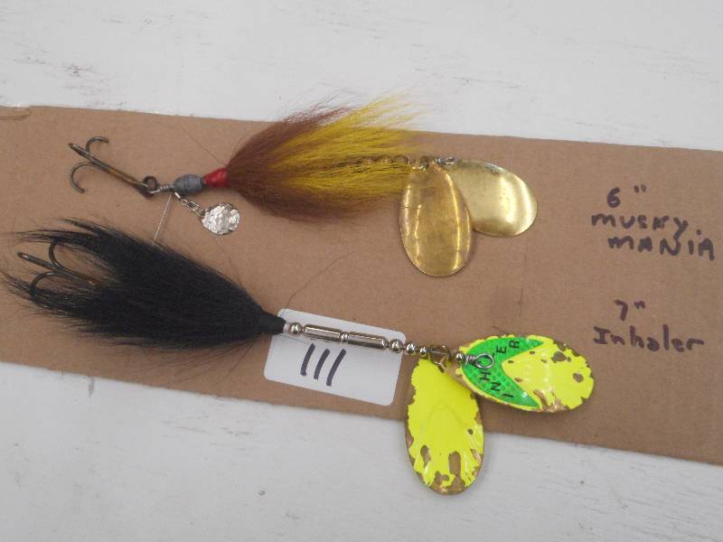 lot 111 image: (1) 6 Muskie Mania & (1) 7 Inhale...