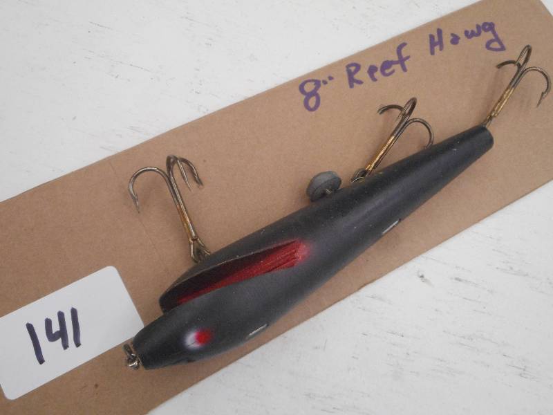 lot 141 image: (1) 8 Reef Hawg  Muskie Lure ...